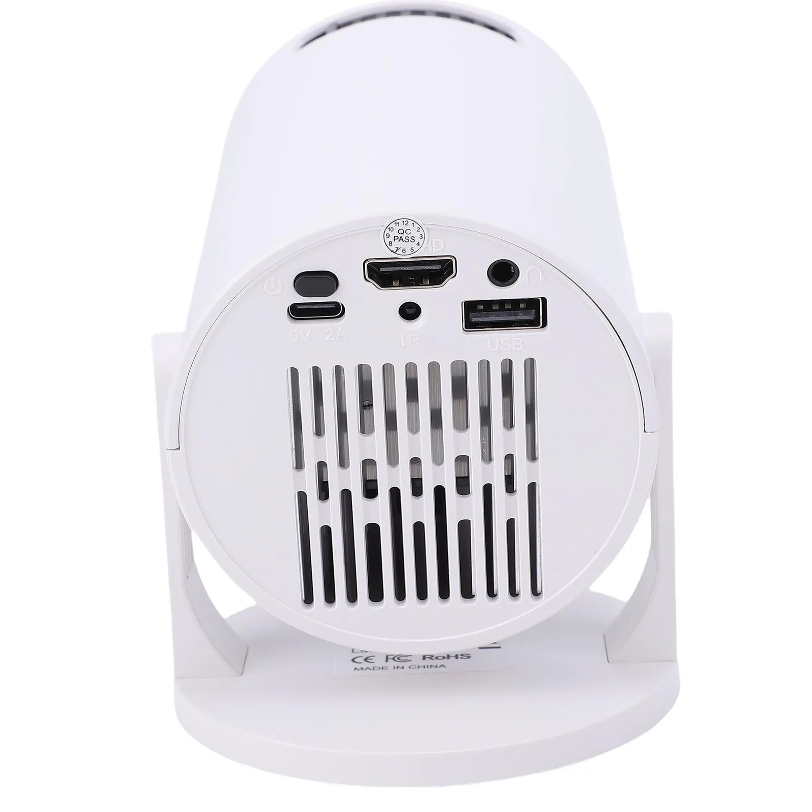 Portable Projector Projector Home Theater Movie Video Projector Multi Ports Low Noise 240° Rotation Small WiFi Video Projector