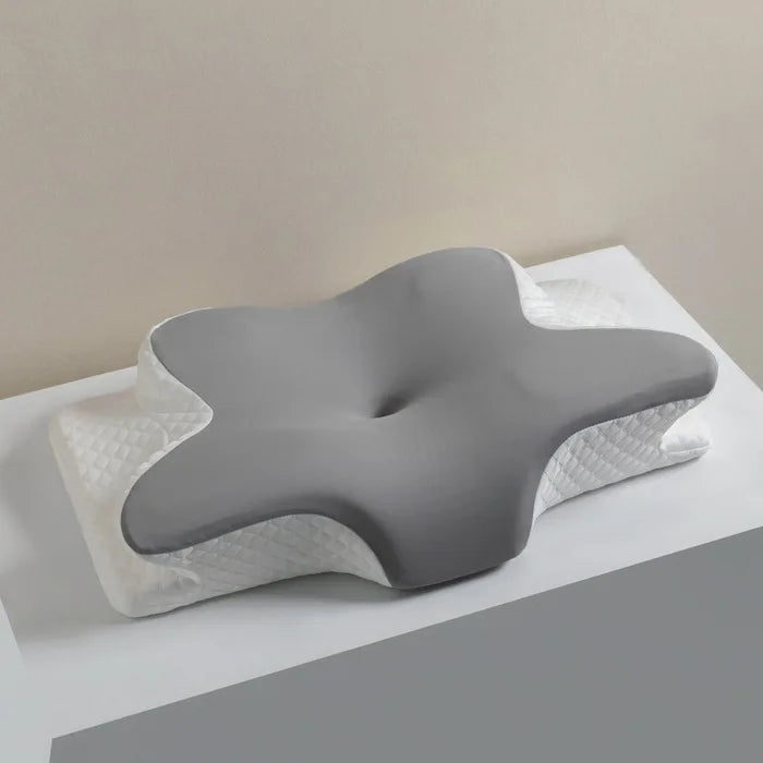 Butterfly Shape Memory Foam Pillow Ergonomic Design for Neck Pain Relief Back Side Sleepers Cervical Pillow Sleep Relaxation