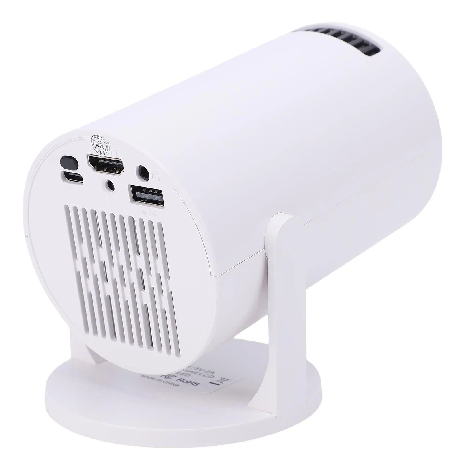 Portable Projector Projector Home Theater Movie Video Projector Multi Ports Low Noise 240° Rotation Small WiFi Video Projector