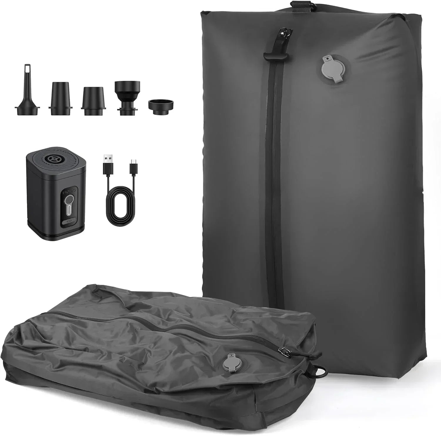 17L Vacuum Compression Bag with Air Pump Reusable Travel Clothing Storage Bag Compression Luggage Bag