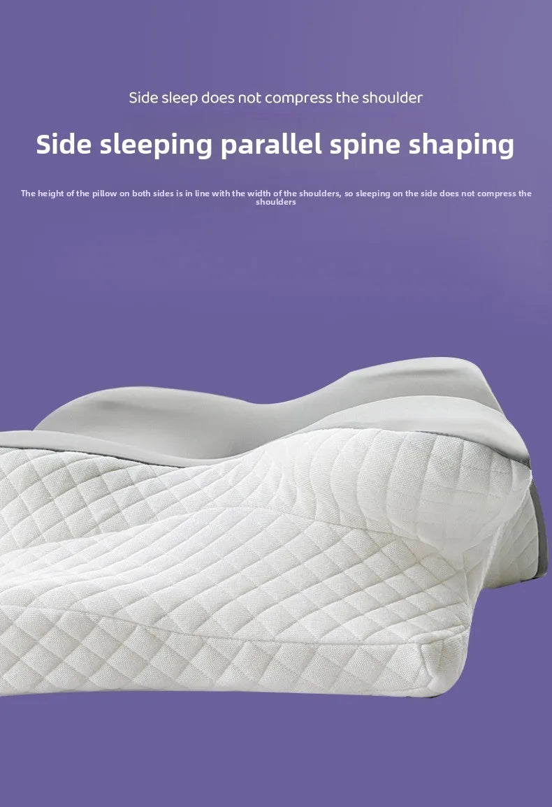 Butterfly Shape Memory Foam Pillow Ergonomic Design for Neck Pain Relief Back Side Sleepers Cervical Pillow Sleep Relaxation