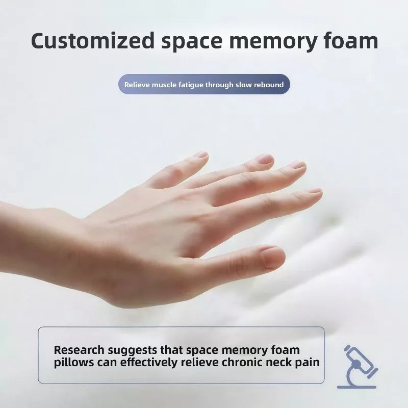 Butterfly Shape Memory Foam Pillow Ergonomic Design for Neck Pain Relief Back Side Sleepers Cervical Pillow Sleep Relaxation