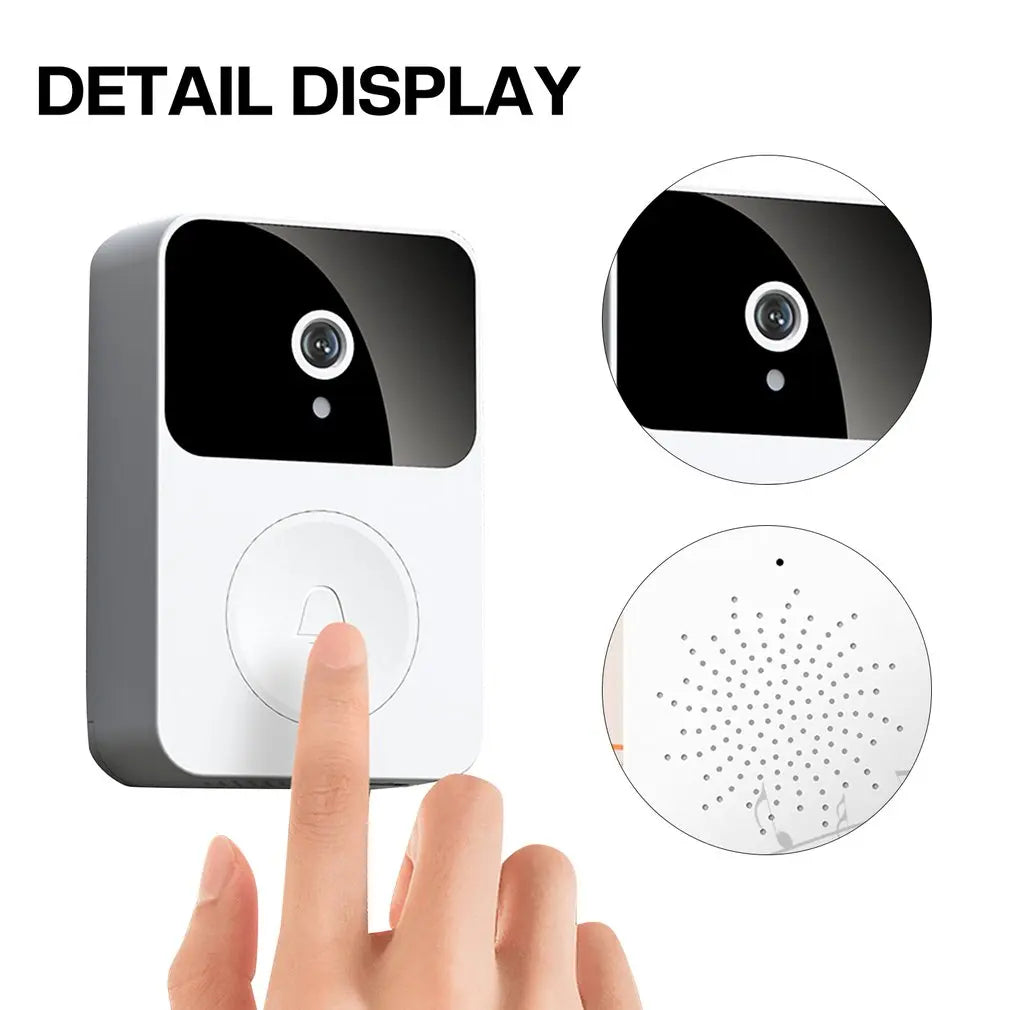 HD Doorbell Outdoor Door Bell Wireless WiFi Camera Security Night Vision Video Intercom Voice Change For Home Monitor Door Phone
