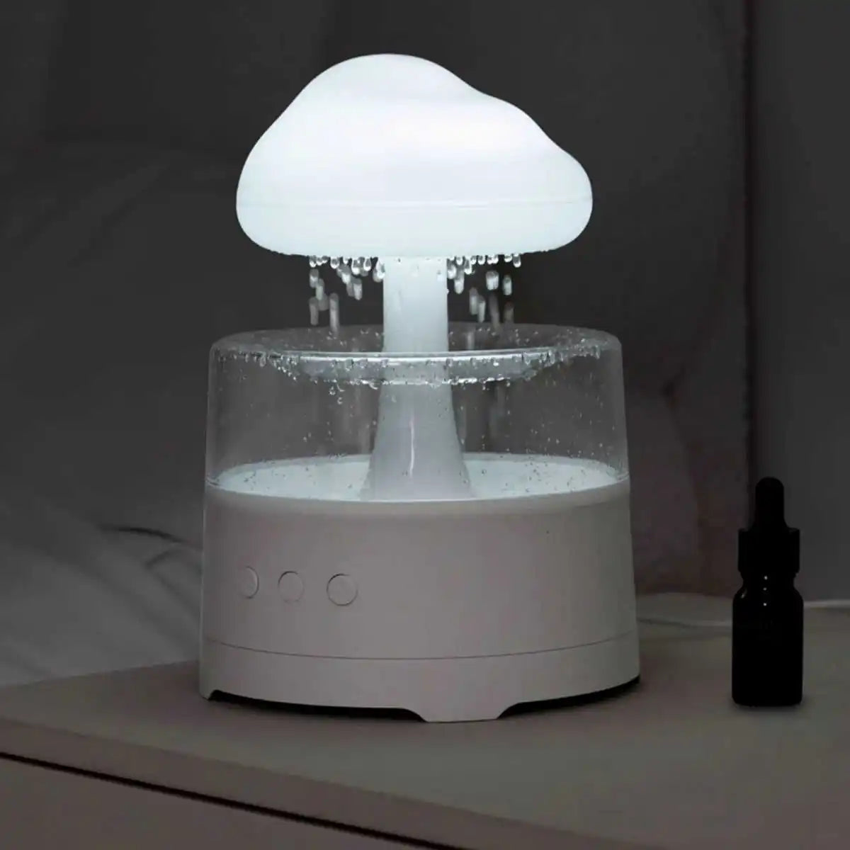 300ml USB Electric Aroma Diffuser Cloud-Shaped Colorful Ambient Light 3-Level Gradient Color Lighting Home Room Humidifier