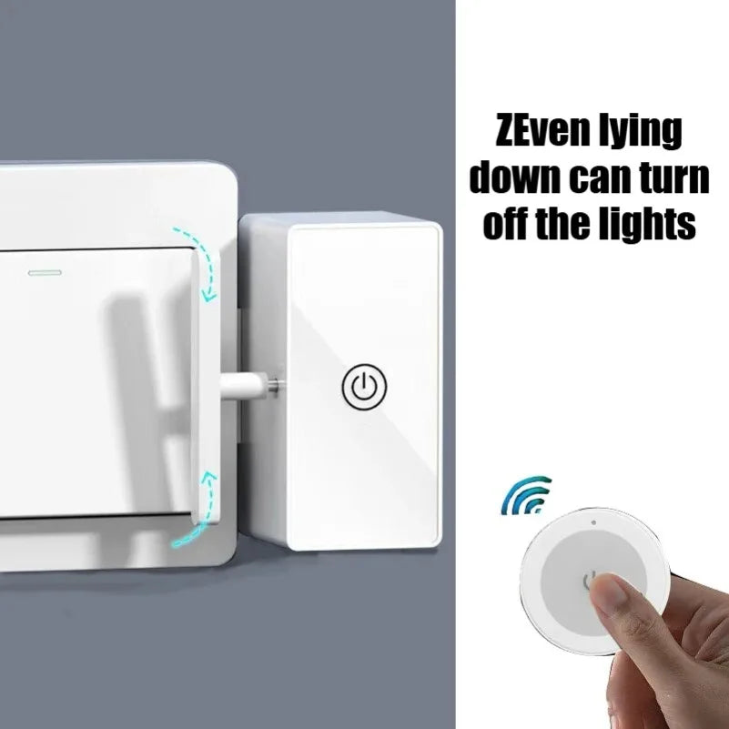 Wireless Remote Control Switch Light Button Automatic Button Push Rod Remote Control Indoor Light Off Switch Button