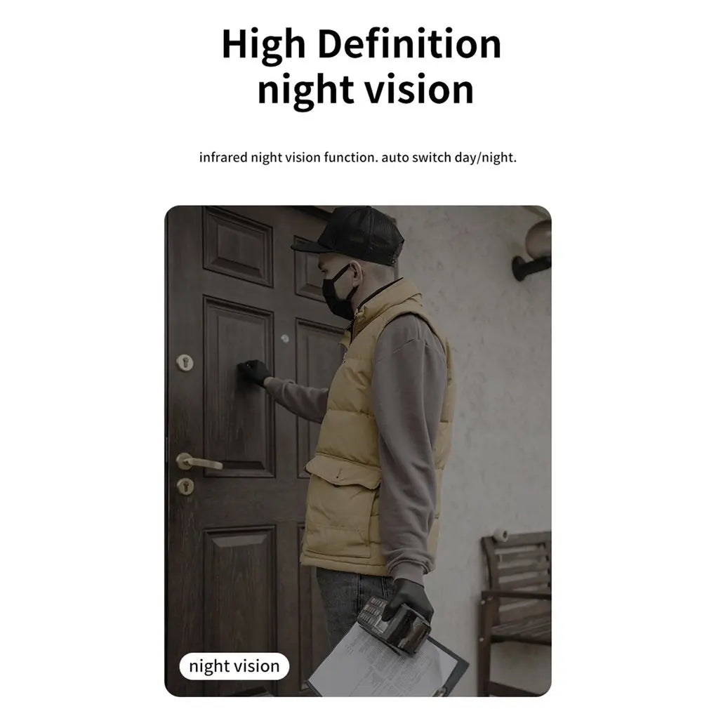 HD Doorbell Outdoor Door Bell Wireless WiFi Camera Security Night Vision Video Intercom Voice Change For Home Monitor Door Phone