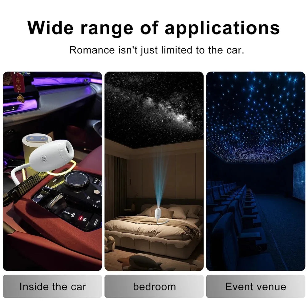 USB galaxy Projector Night Light Car Mood Light Cool Stuff For bedroom LED Starry Star Lamp Party Home Gaming Decor Saturn