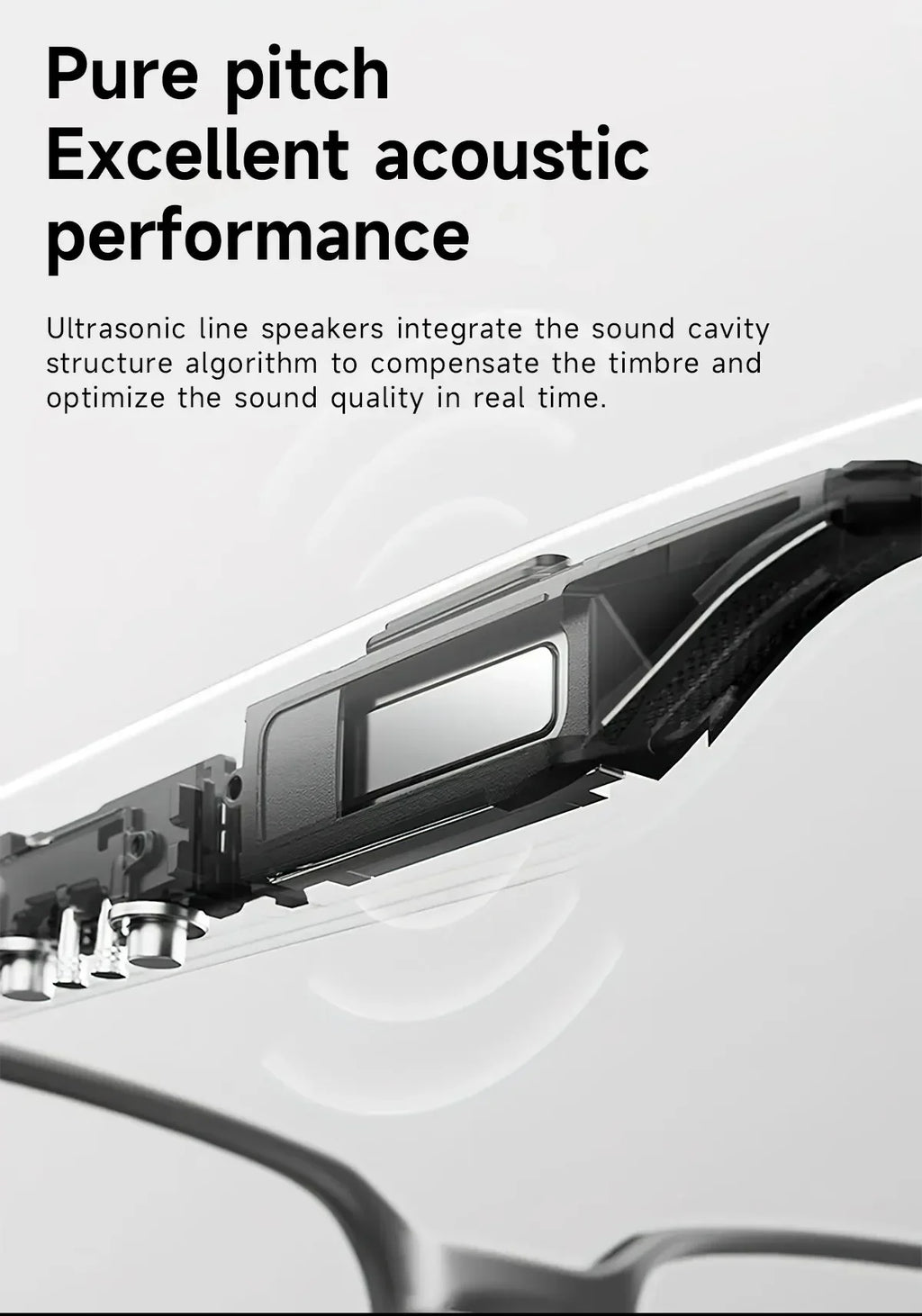 Lenovo 100MP Camera 8K HD Smart Glasses Chat GPT 260mAh Battery Bluetooth Call Voice Assistant Control Smart Glasses for Men