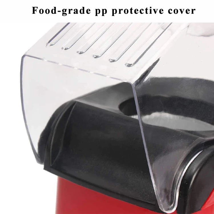 HOMEFISH Mini Electric Popcorn Machine Fully Automatic High Popping Rate Air Popper for Home Kitchen