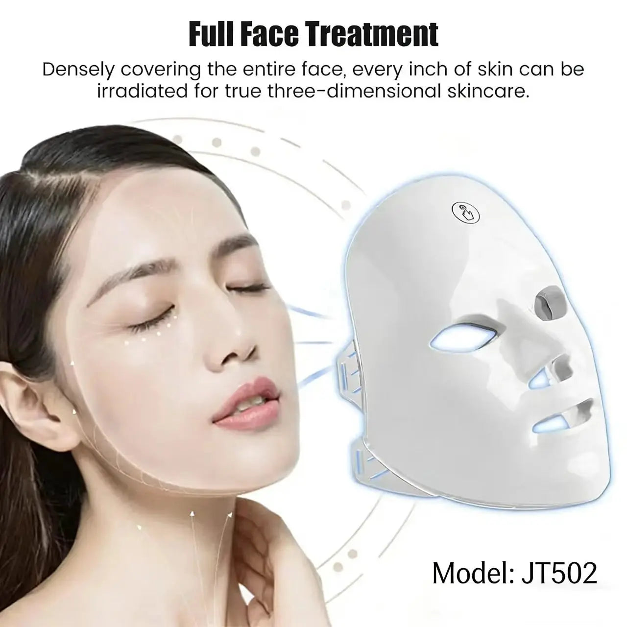 Rechargeable Facial LED Mask 7 Colors LED Photon Beauty Mask Skin Rejuvenation Home Face Lifting Whitening Beauty Device