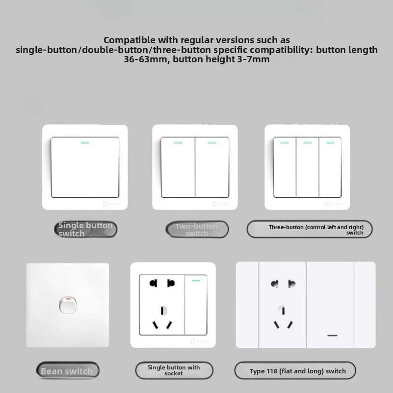 Wireless Remote Control Switch Light Button Automatic Button Push Rod Remote Control Indoor Light Off Switch Button